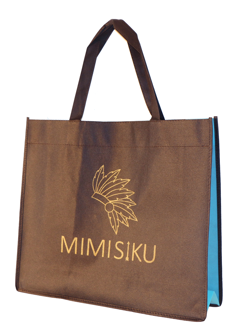 Lot De 50 Sacs Cabas Réutilisables Non Tissés Bleu Marine - 32x30x16 Cm - Pliables Et Solides